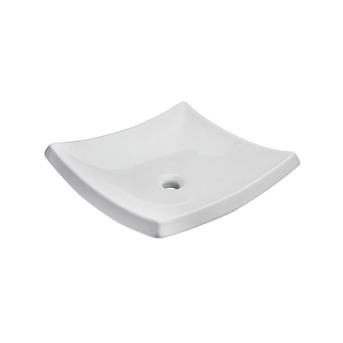 Lavabo Trazzo de Sobreponer Blanco sin Rebosadero