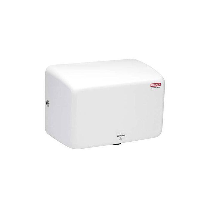 Secador de manos turbo, con sensor de corriente blanco