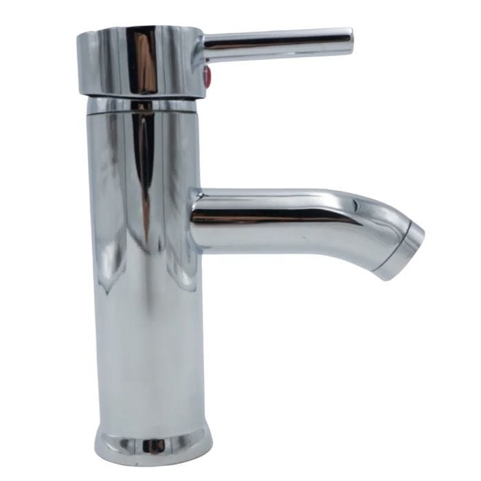 Mezcladora Monomando para Lavabo sin Cubierta Cromo Rugo