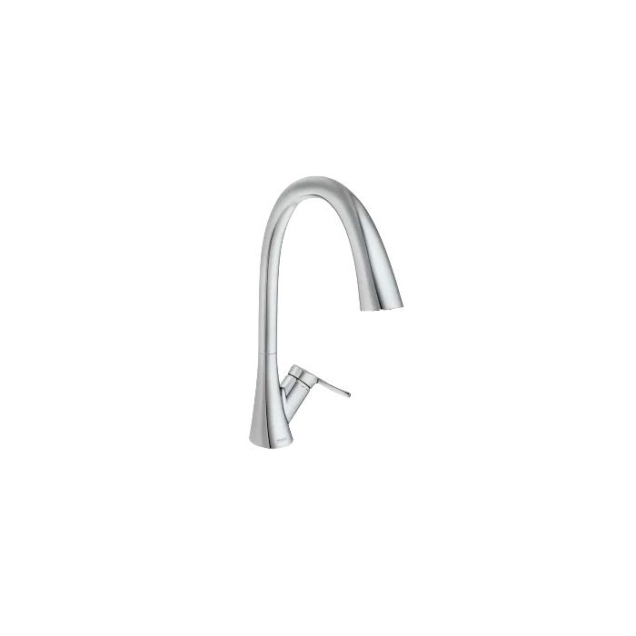Monomando Alissa para Cocina Cuello Giratorio Cromo Moen