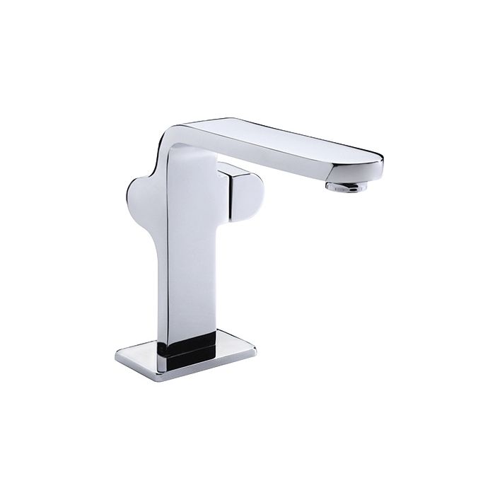 Monomando para Lavabo con Contra Push Álika Cromo Helvex