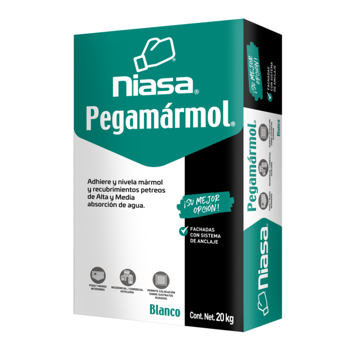 Pegamármol blanco 20 kg