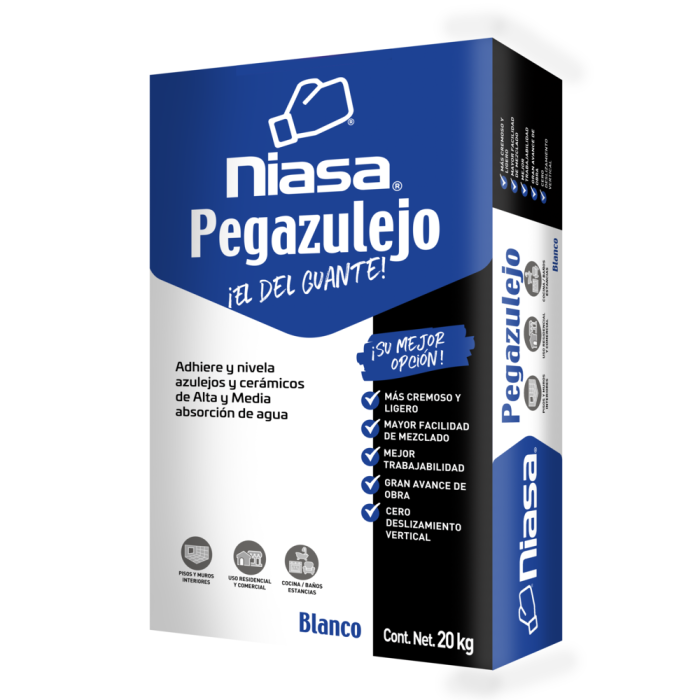 Pegazulejo blanco 20 kg
