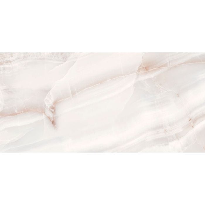 Piso Marble Onyx Blanco 60 x 120 cm Pulido Rectificado Porcelanite - CAJA con 2.16 m²