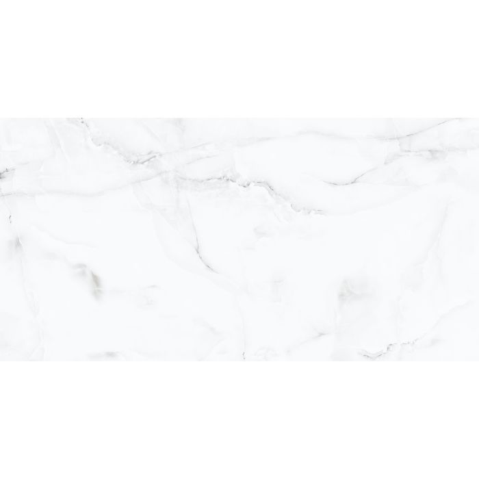 Piso Vicenza Mármol Blanco 60 x 120 cm Porcelánico Brillante Rectificado Tendenzza - CAJA con 1.44 m²