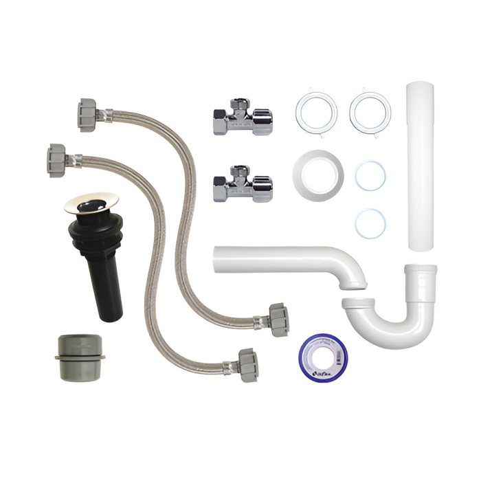 Paquete para instalación de lavabo