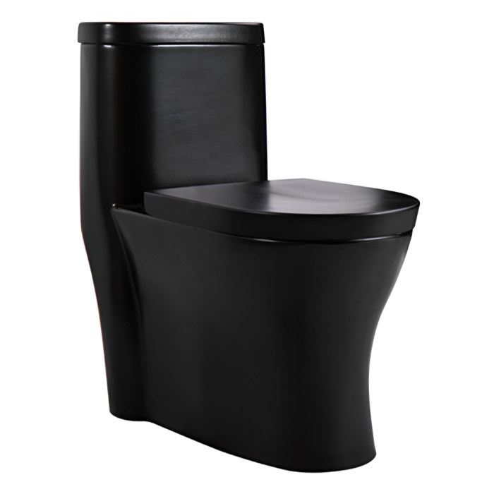 Sanitario (WC) One Piece Sevilla Dual Negro Mate Corona