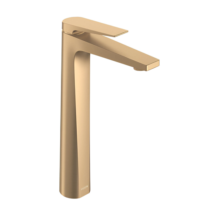 Monomando Para Ovalin Push Butt Oro/Bronce