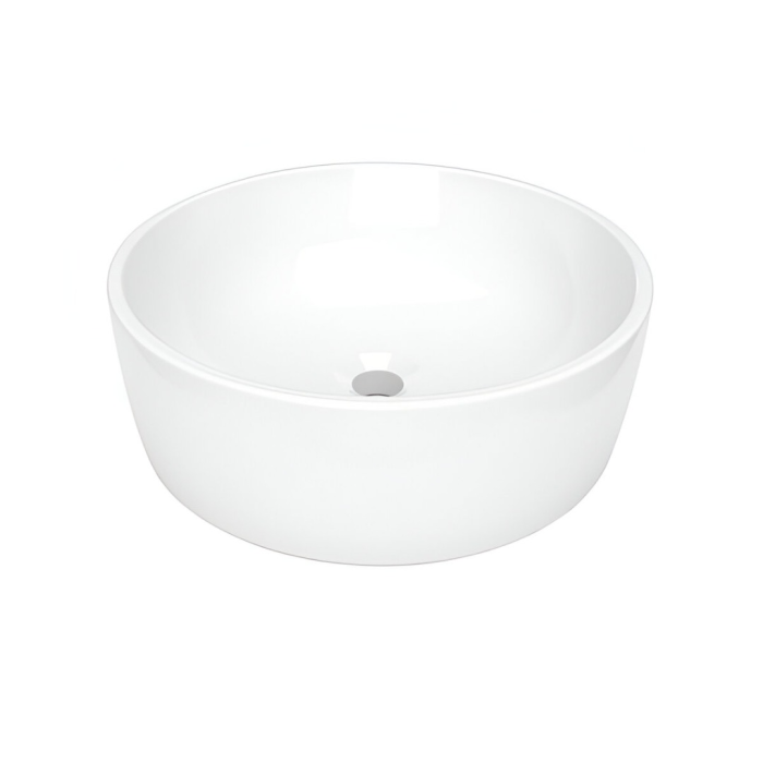 Lavabo Morea de Sobreponer Blanco sin Rebosadero