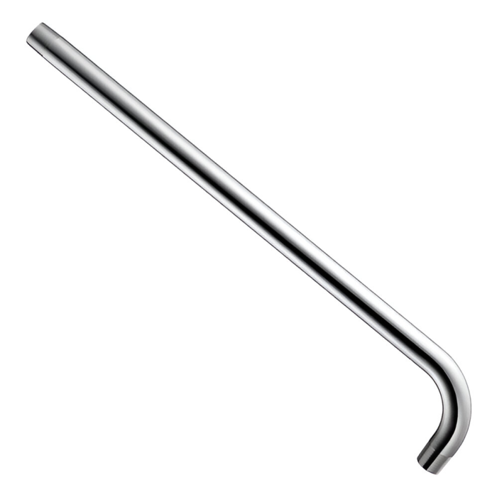 Brazo para regadera cromo 16" con chapetón