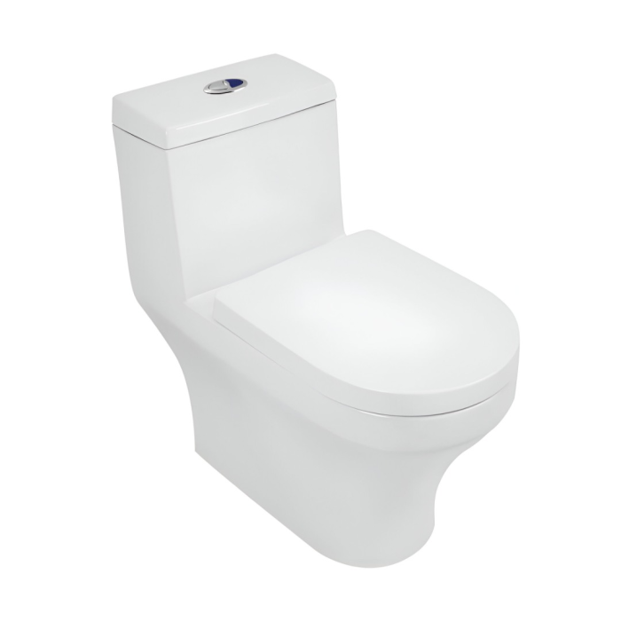 Sanitario (WC) Fussion One Piece Alargado Blanco 4 y 6 L