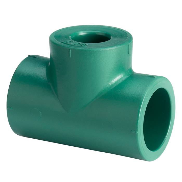 Tee reducida central de 90 x 90 x 63 mm