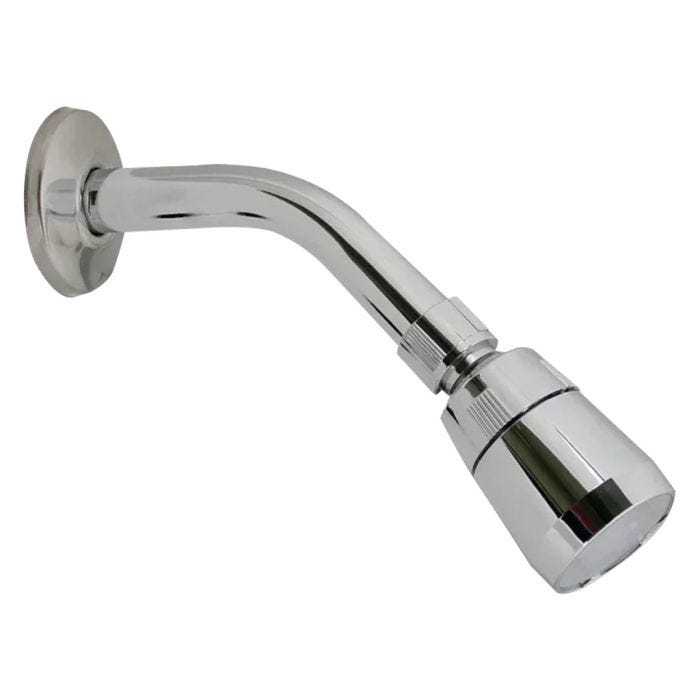 Regadera Italia con Brazo y Chapetón Metal Cromo Rugo