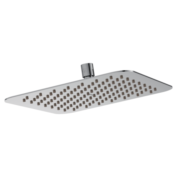 Regadera plana tipo lluvia cromo 10" ecoperformance