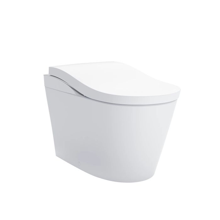 Sanitario Inteligente NEOREST LS Una Pieza Doble Descarga 3.8/3.0 L Blanco Algodón con Detalles Plata TOTO