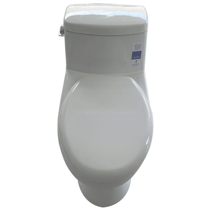 Sanitario (WC) Cádiz Una Pieza Alargado 4.8 L Blanco Corona
