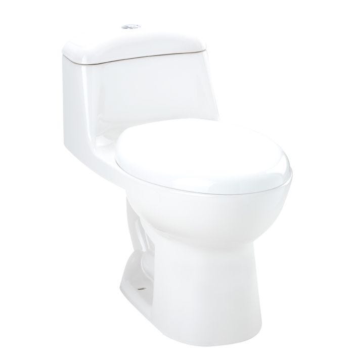 Sanitario (WC) Smart II One Piece Alargado con Asiento 4.8 L Blanco Corona