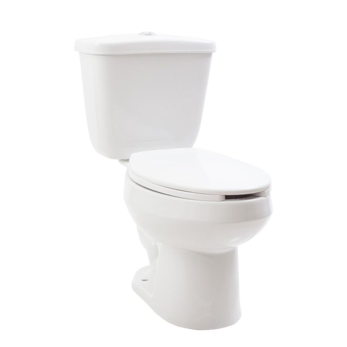Sanitario (WC) Vienna Plus EL Dos Piezas Alargado Dual Flush Blanco Corona