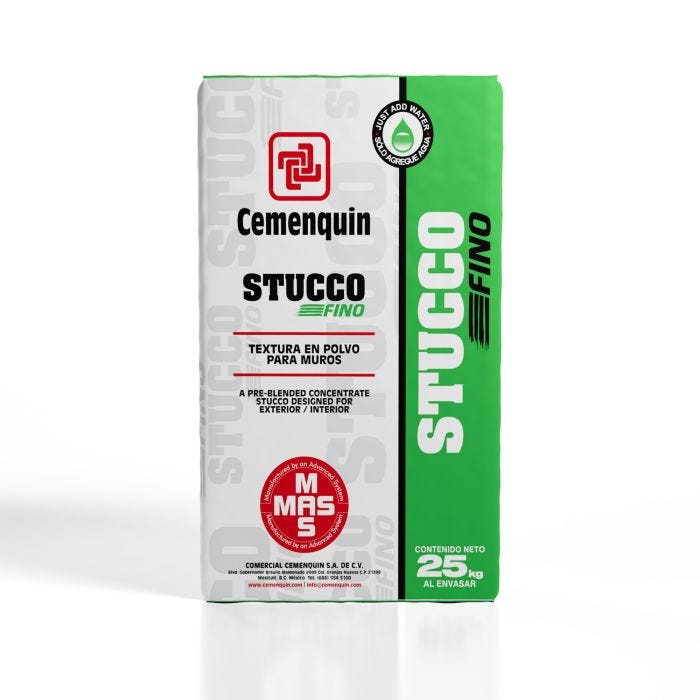 Stucco Fino Blanco 25 kg Cemenquin