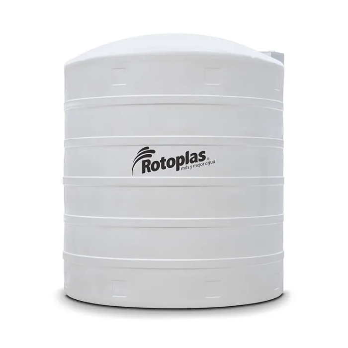Tanque Vertical Reforzado al 40% 10,000 Litros Color Neutro Rotoplas
