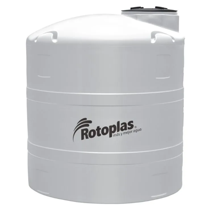 Tanque Vertical Reforzado al 40% 2,500 Litros Color Neutro Rotoplas