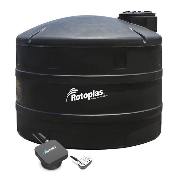 Tanque Vertical 5,000 L Smart Negro Rotoplas