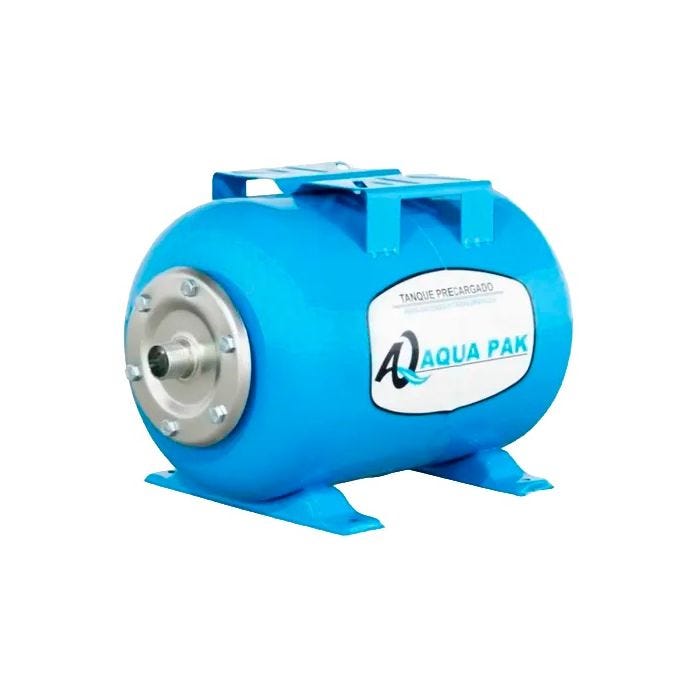 Tanque Precargado Horizontal Aquapak 24 L Membrana EPDM Villarreal
