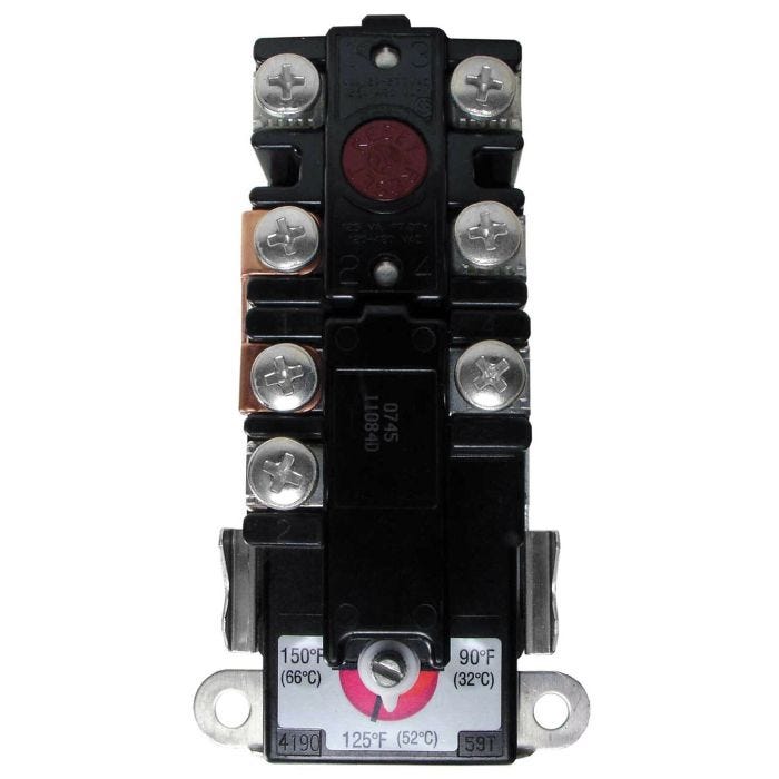 Termostato Eléctrico Superior Universal 7 Pijas 220 V para Calentador de Depósito Eléctrico Rheem