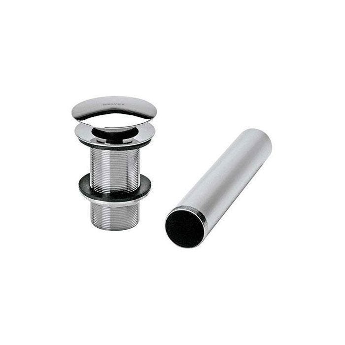 Contra de Push sin Rebosadero para Lavabo Cromo