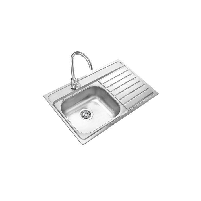 Fregadero de Empotre Teka TEKAWAY 800.510 1B 1D R 1Ø 3½ WO/OVF (BA) AMERICA MNI PAL/CAR