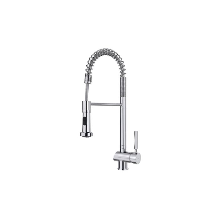 Grifo de Cocina Monomando Cromo Extreme Glow con caño giratorio y flexible Teka Pro (MY1)