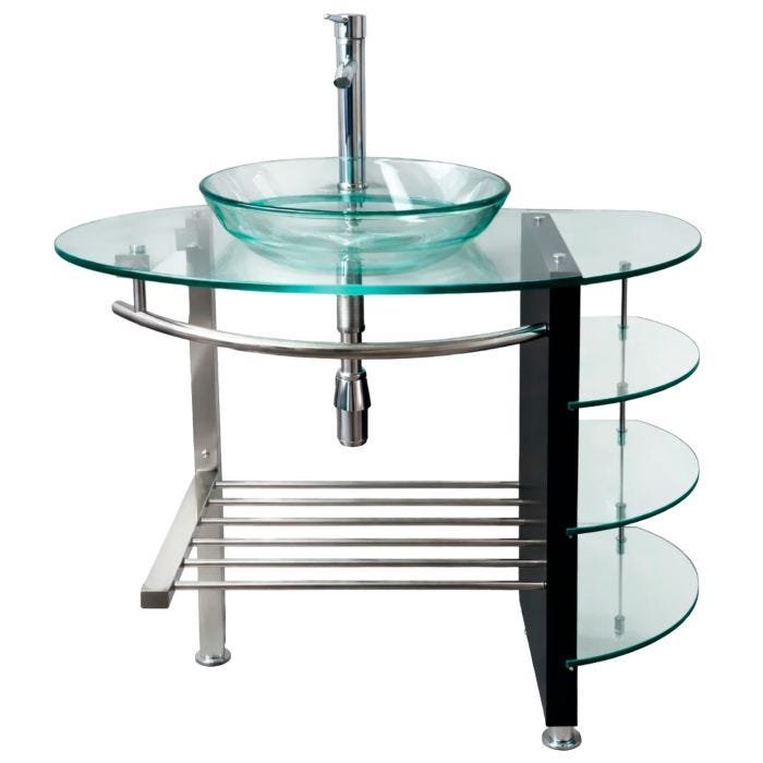 Tocador de Cristal Templado para Baño ATN-006 Atenea