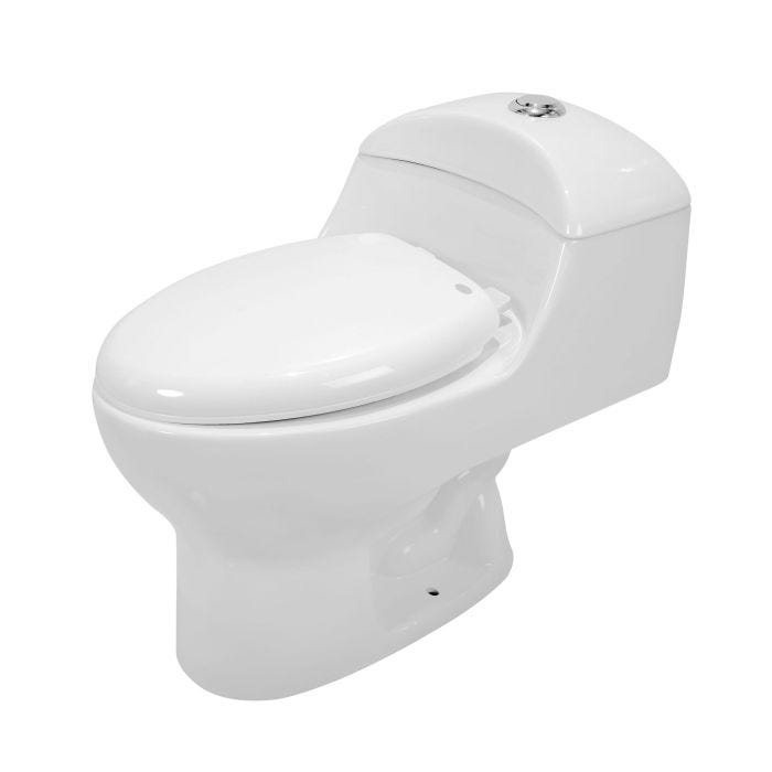 Sanitario (WC) One Piece Mazara Dual Flush Color Blanco Tendenzza