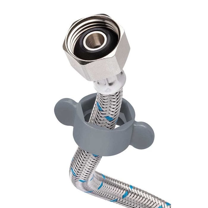 Manguera Flexible para Agua 1/2" X 1/2" 40 cm — Rotoplas