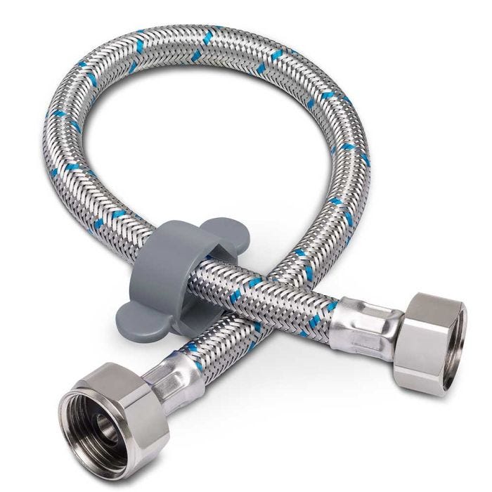 Manguera Flexible para WC 1/2" X 7/8" X 35 cm