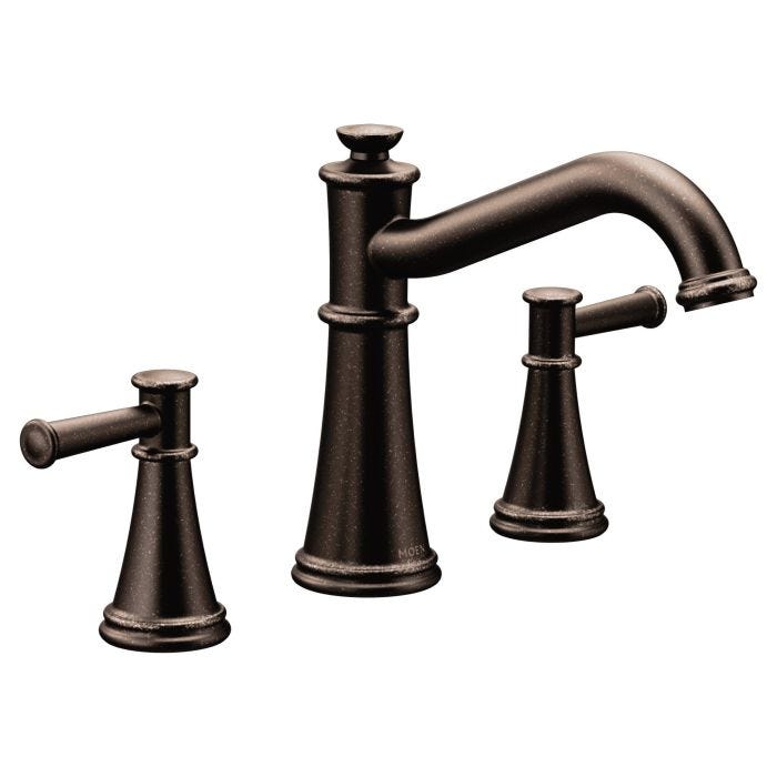 Trim de Llave para Tina Romana Belfield de Dos Manerales Bronce Aceitado Moen