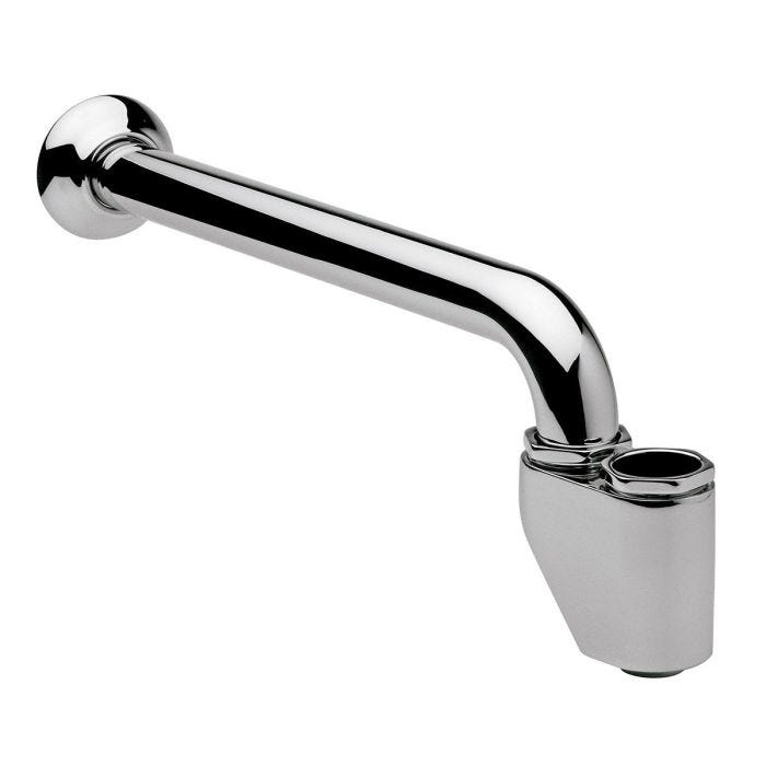 Cespol Largo con Registro para Lavabo Cromo 40 cm
