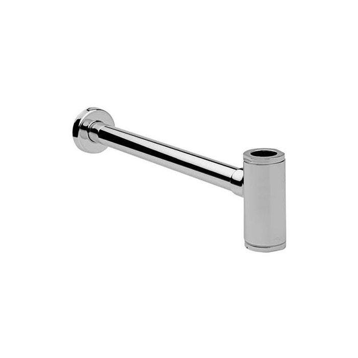 Céspol largo para lavabo cromo 40 cm