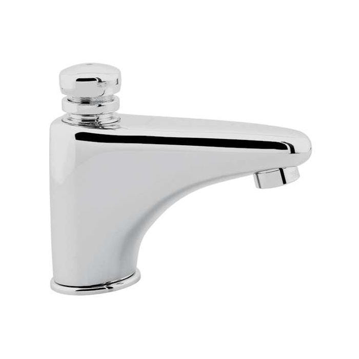 Llave temporizadora para lavabo a piso 8 L/min cromo Helvex