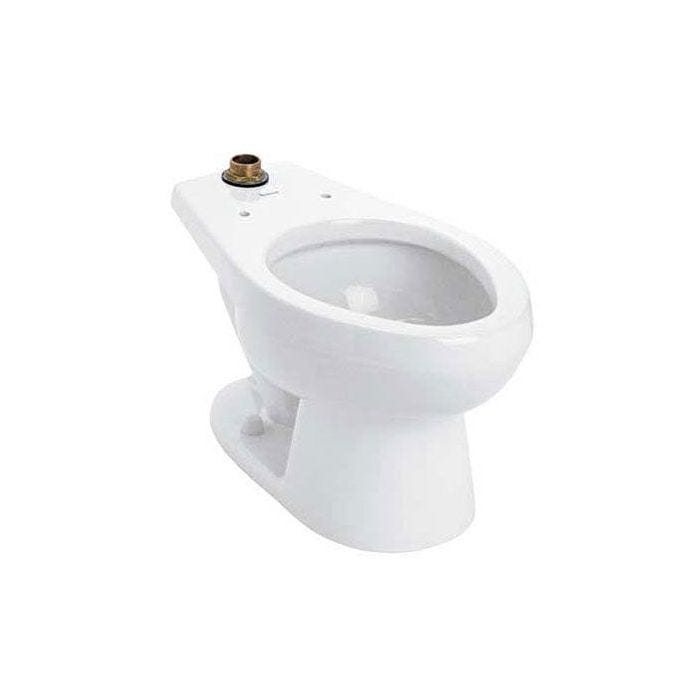 Taza NAO elongada para fluxómetro blanco 3.5-4.8 lpd con trampa expuesta