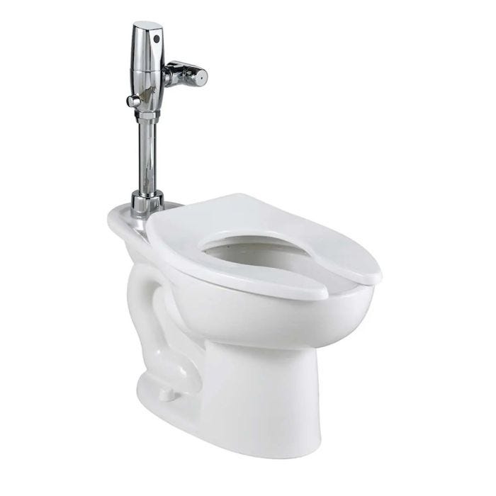Paquete Cadet Flux FloWise Taza para Fluxómetro, Asiento y Fluxómetro Manual 4.8 L Blanco American Standard