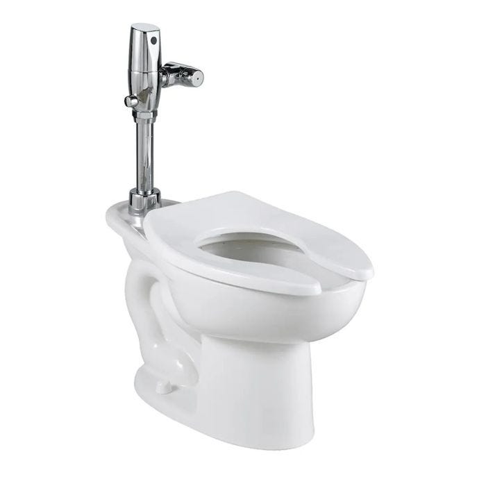 Taza para Fluxómetro Cadet Flux FloWise Elongada Altura ADA 4.8 L Blanco American Standard