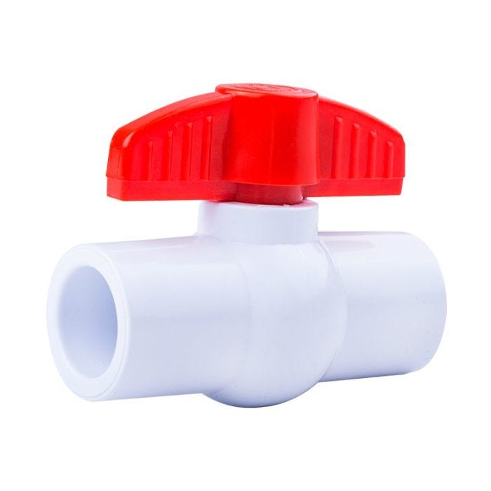 Válvula de Esfera Cementable 1/2" PVC Hidráulico Dica