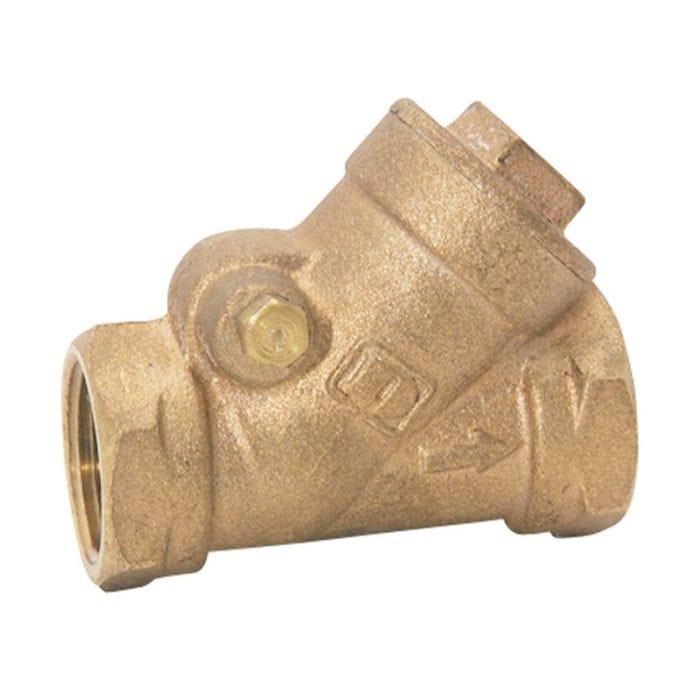 Válvula de Retención Tipo Columpio Roscable 1/2" Bronce Dica