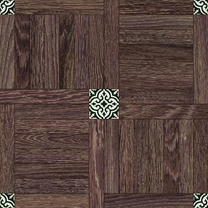 Piso Deco Wood Mate / Efecto Brillo 37 x 37 cm Roble - CAJA con 2.11 m²