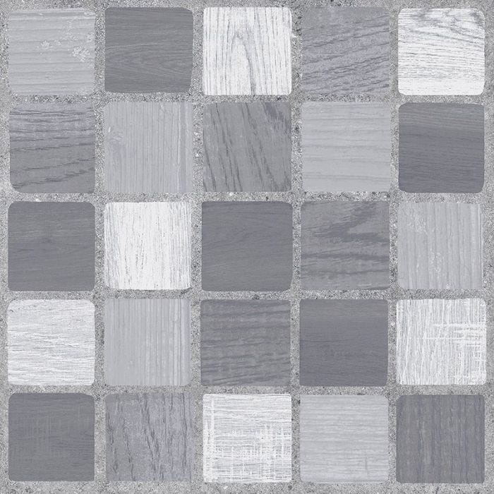 Piso Madero 20.1 x 20.1 cm Plata - CAJA con 1.53 m²