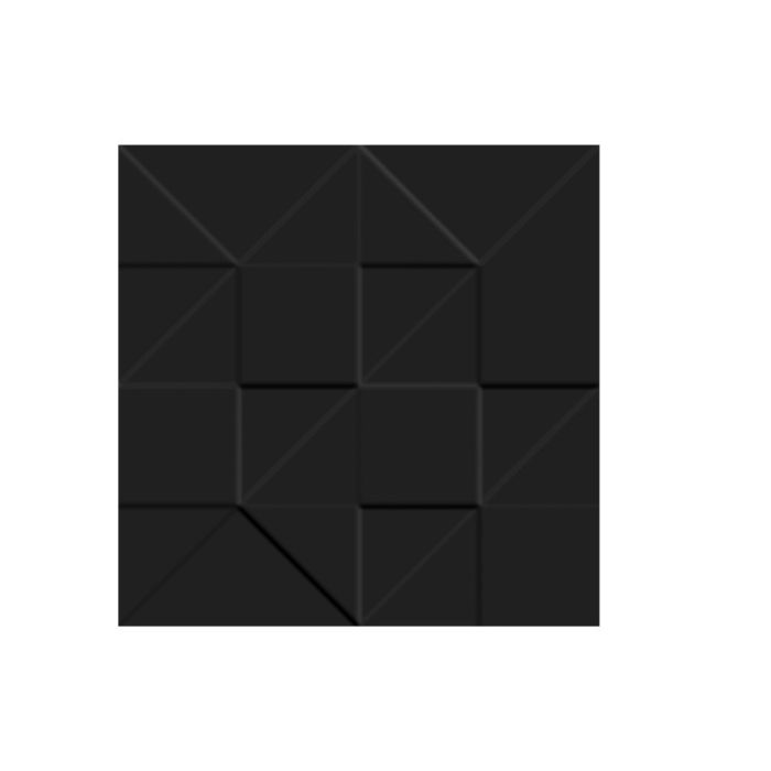 Piso Spritz 20.1 x 20.1 cm Negro - CAJA con 1.53 m²