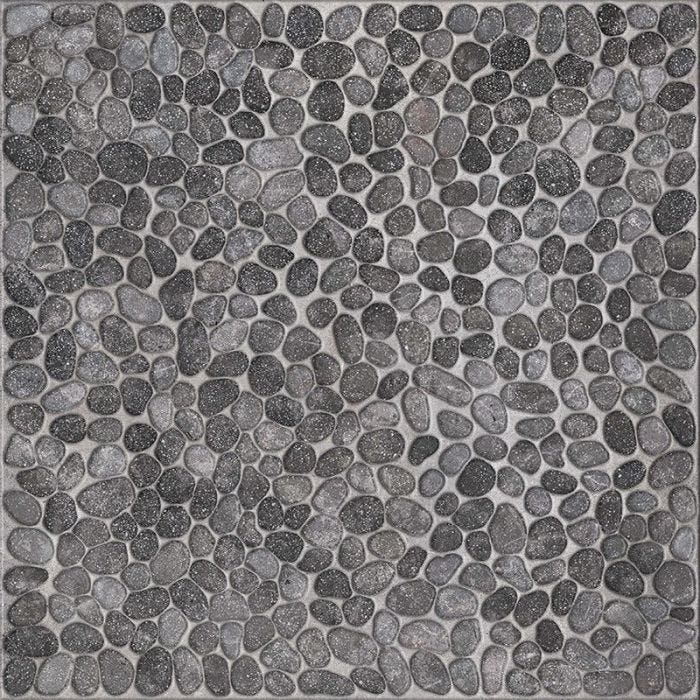 Piso Yukon 55.5 x 55.5 cm Negro - CAJA con 1.54 m²