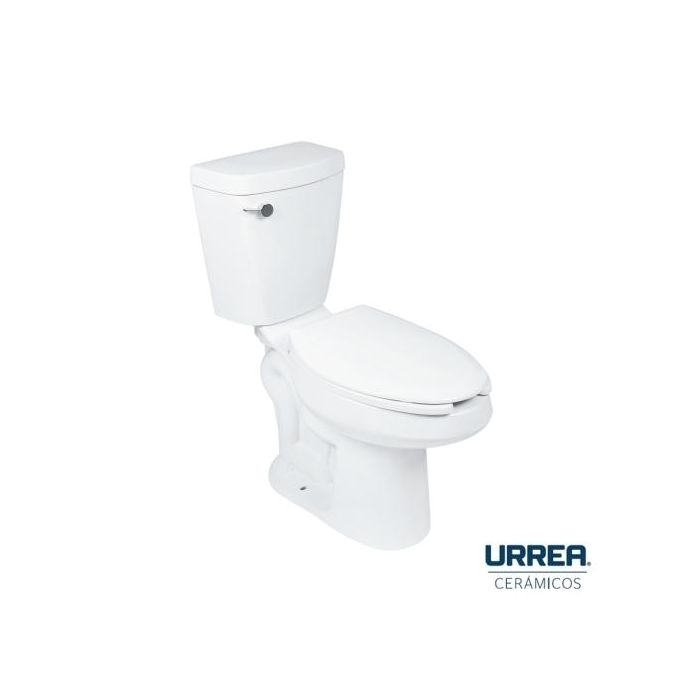 Sanitario (WC) Contract Ada Alargado con Manija Frontal y Asiento Blanco Urrea