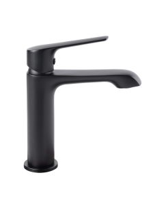 Monomando Corto para Lavabo LIA Negro Urrea